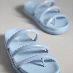 New with box Schutz women’s Polly sport Blue Slide Sandals size 9